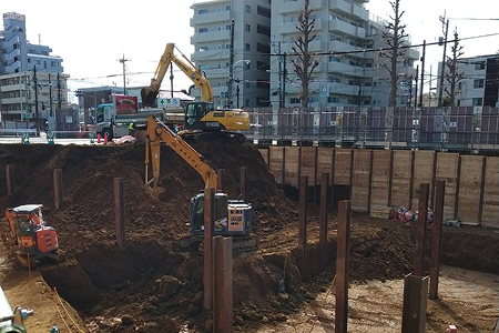【正社員】基礎工事現場の土木作業スタッフ／物価高に嬉しい豊富な手当♪基本は日勤のみで生活リズム安定◎